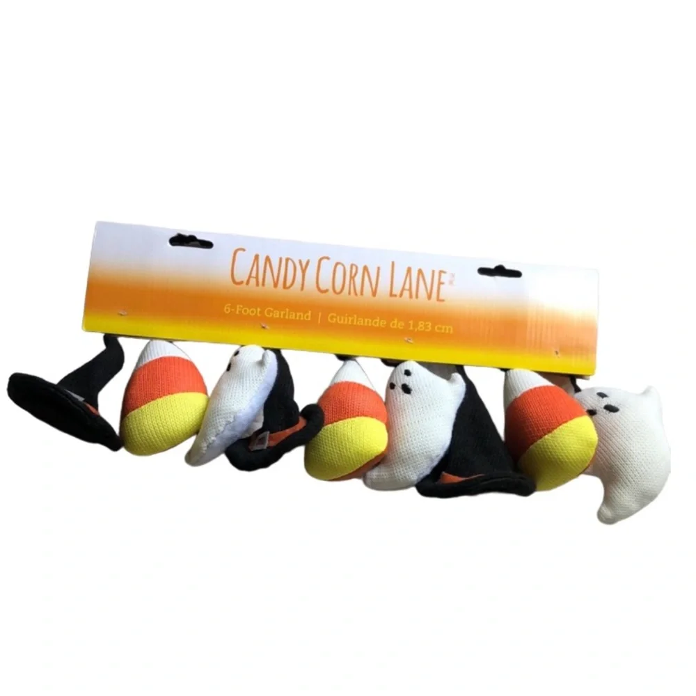 Candy Corn Lane Halloween Garland